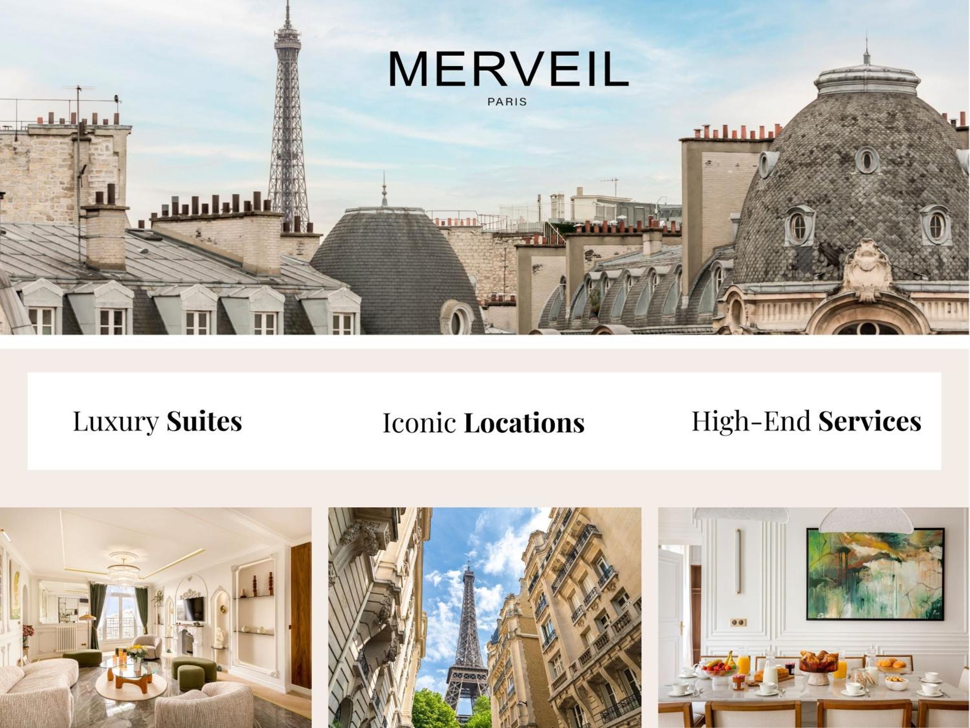 Merveil - Signature Suite -Tour Eiffel-Grenelle II Paris Exterior photo